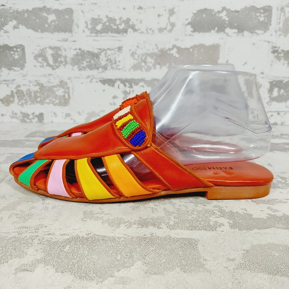 FARM Rio Multicolor Mules - Picture 1 of 13